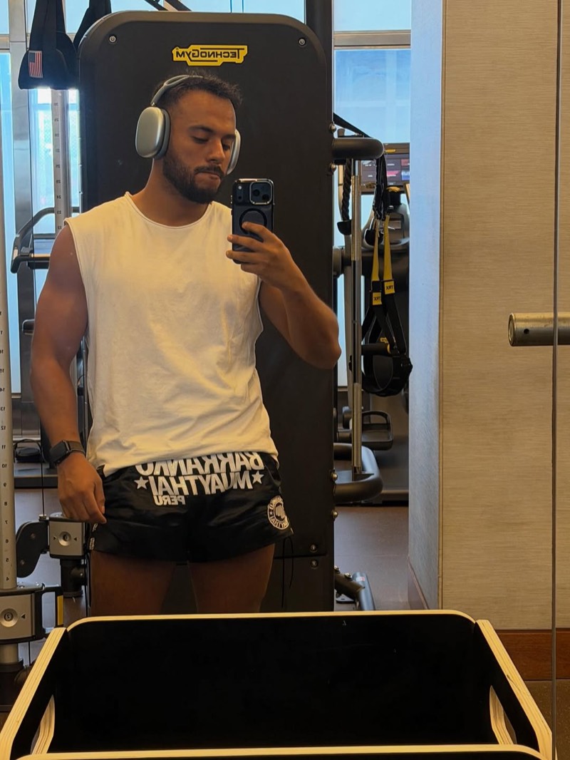 Manuel trabajando